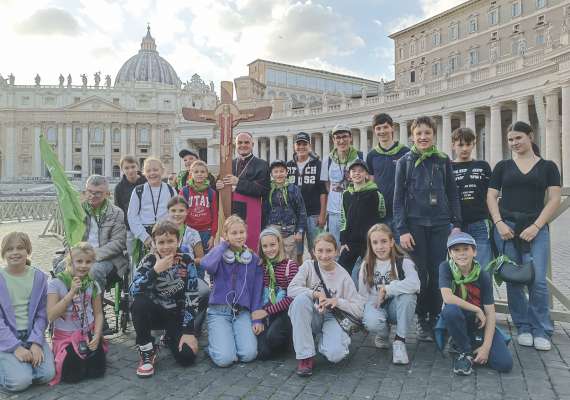 Da Gherdëina a Roma: n viac de speranza