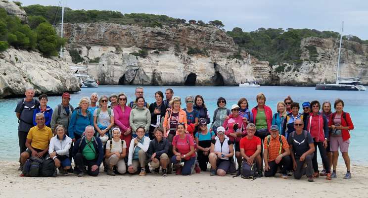 Le grup dla Lia da Munt che á tut pert al iade a Minorca.
