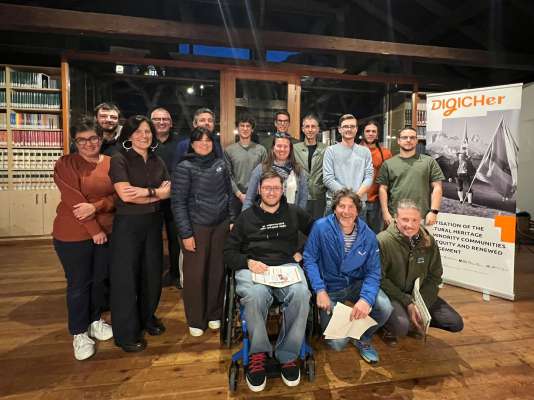 L grop che laora per l projet de DIGICHer del Istitut Cultural Ladin.
