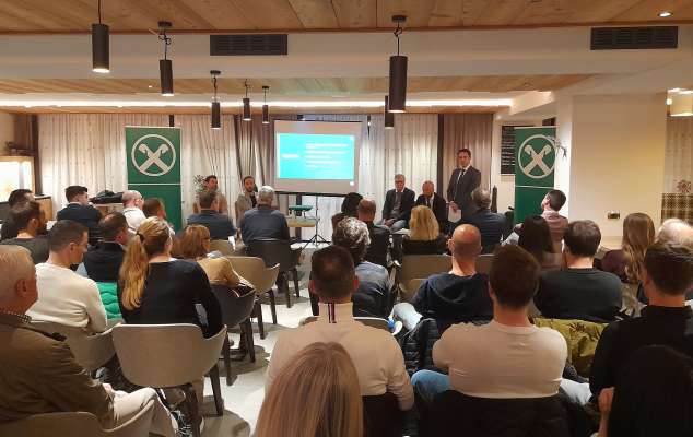 N moment de la scontrèda de formazion imprenditorièla.
