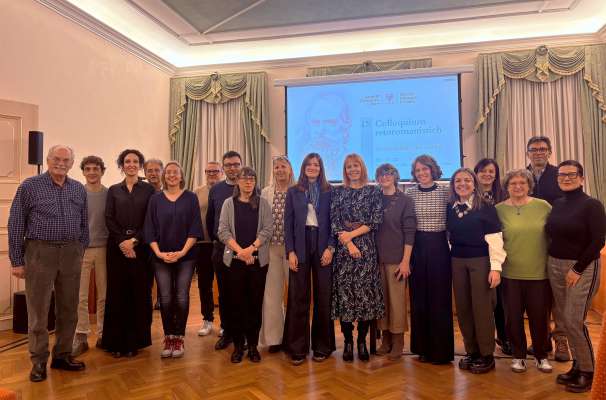 I ladins a Gorizia per l Colloquium, desche reladours o uditours,
