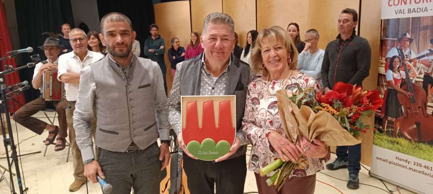 Le Comun de Corvara dij dilan a Robert Rottonara