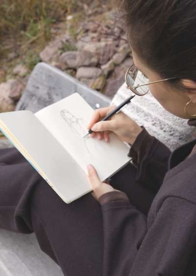 N pez de moda &agrave; debuj&euml;n de dl&rsquo;aurela per l f&eacute;, scumenc&eacute;, scum&euml;ncen cun na idea y l dess&euml;ni.
