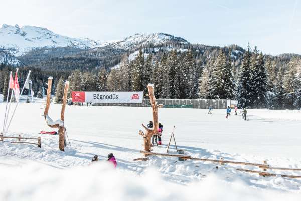 Tl areal dan le z&euml;nter se desfira gran pert di cursc dla scora de paslunch. foto:ManuelGlira
