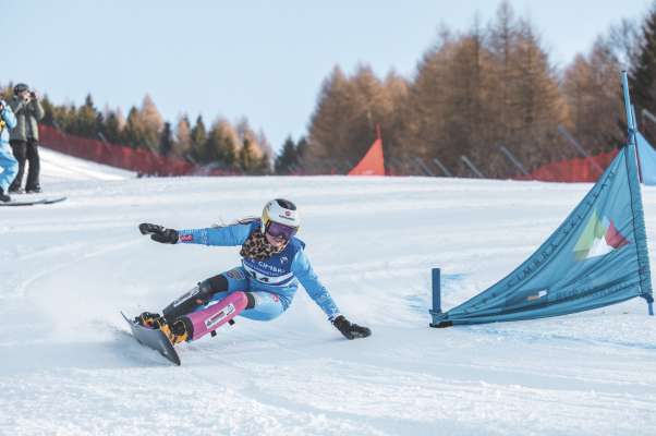 Sophie Rabanser ie a Folgaria ruveda nchin tla semifinela. (Foto: Marco Gober)
