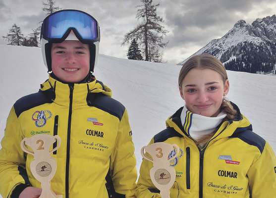 Tla categuria "aliefs:ves" ie Stefan Prinoth ie ruv&agrave; segondo y Anna Oberhofer terza. 
