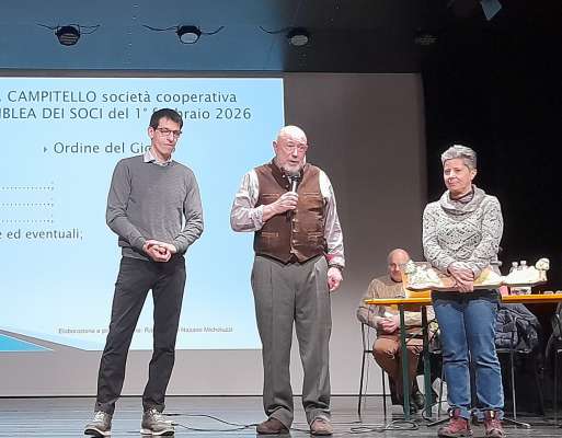 L president Rizzi anter Marco Tabiadon e Tania Giacomelli.
