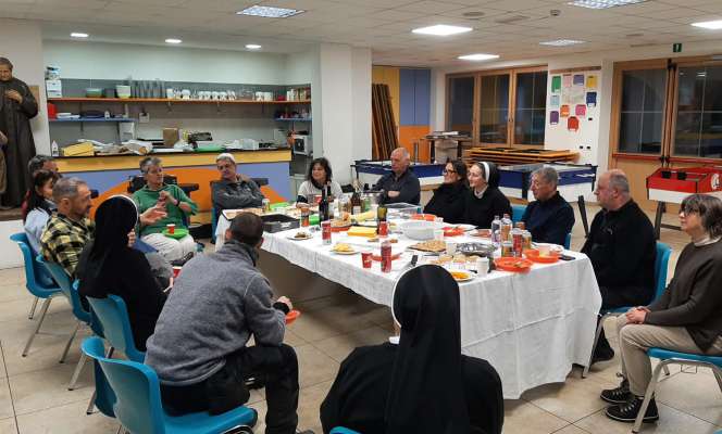 La scontr&egrave;da te oratorie do la zelebrazion per S&egrave;n Giosef da Oies.
