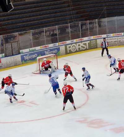 N moment de la partida ta D&egrave;lba contra l Toblach.
