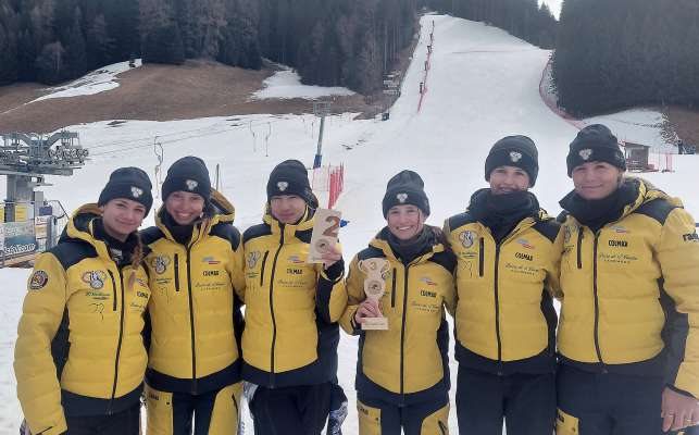 La alieves che &agrave; fat pea pra la garejeda a Gsies.
