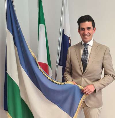L assessor region&egrave;l a la mendranzes linguistiches Luca Guglielmi.

