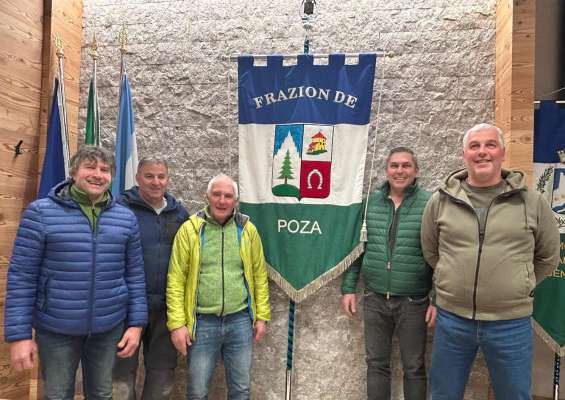 I componenc del Comitat che &agrave; ret la Frazion de Poza ti ultimes 5 egn.
