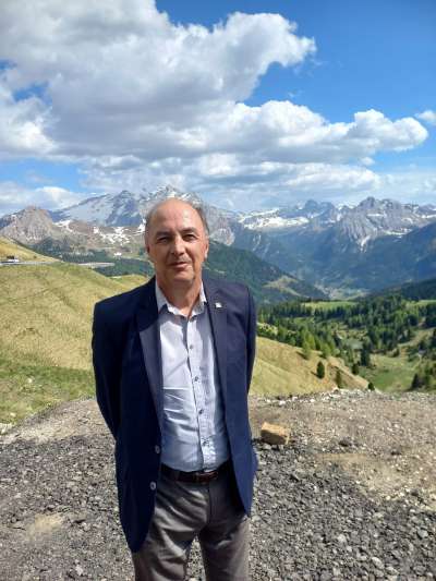Roland Verra, l president dla Union Generela di Ladins dla Dolomites.

