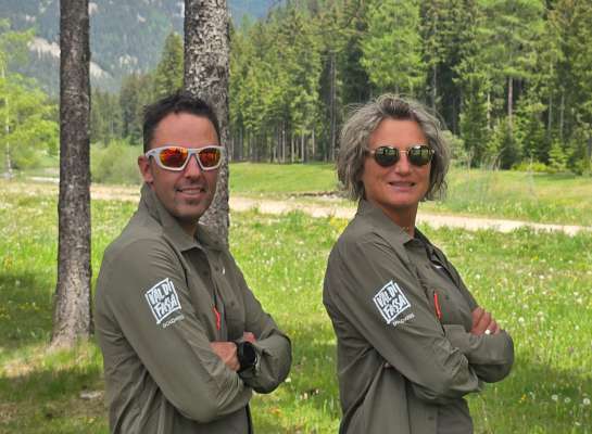 Marco Mazzel e Carolina Chenetti, i doi ranger de Fascia. (foto ApT)
