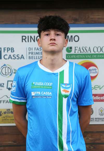 Michael Prinoth, autor del gol che ge &agrave; dat la venta al Fascia Balon.
