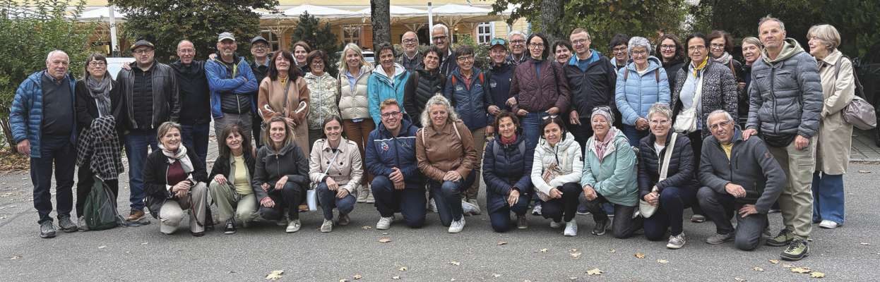 La grupa de Gherd&euml;ina che &agrave; fat pea l viac a Minca.
