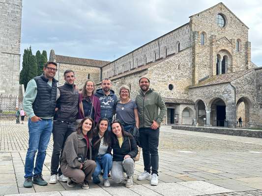 Dan la basilica de Aquileia.
